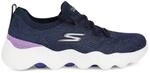 Skechers Go Walk 2, Damen-Sneaker, Marineblauer Textilbesatz, 41 EU