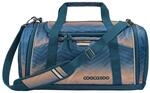 coocazoo Sporttasche &bdquo;Pacific Tribes, blau-orange, Hauptfach, Nassw&auml;schefach,