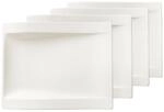 Villeroy & Boch 10-2525-2646 NewWave Fr&uuml;hst&uuml;cksteller Rechteckig, Porzellan,...