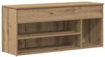 vidaXL Schuhbank Artisan-Eiche 102x30,5x45 cm Holzwerkstoff, Flurbank, Sitzbank,