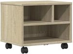 vidaXL Druckerst&auml;nder mit Rollen, Druckertisch mit Stauraum, Druckerwagen f&uuml;r...