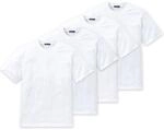 Schiesser Herren American T-Shirt Rundhals - 008150-4er Spar-Pack (M (Gr.5), 4 X