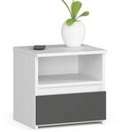 AKORD Nachttisch CL1 40 cm | 1 Schublade | Nachttisch mit Schublade | Nachtkommode,