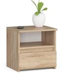 AKORD Nachttisch CL1 40 cm | 1 Schublade | Nachttisch mit Schublade | Nachtkommode,