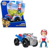 PAW PATROL - Ryder-Figur mit Quad-Rettungsfahrzeug, stabiles Basis-Fahrzeug,