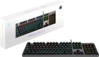 MSI Forge GK310, QWERTZ, DE Layout - RED SWITCHES Mechanische Gaming-Tastatur -