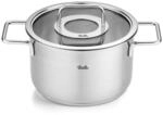 Fissler Pure Collection/Edelstahl-Kochtopf (&Oslash; 20 cm, 3,6L) T&ouml;pfe inkl. Glas-Deckel,