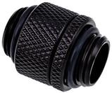 Alphacool 17244 Eiszapfen Doppelnippel drehbar G1/4 AG auf G1/4 AG - Deep Black