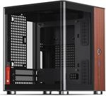 Jonsbo TK-0 Mini ITX Case schwarz - ITX Geh&auml;use mit Tempered Glass, Mini PC Geh&auml;use