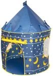 roba Spielzelt, Kinderzelt 'Mond und Sterne', Spielhaus aus Stoff, inkl. Tasche