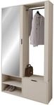 Mirjan24 Garderoben-Set Raldento mit Spiegel, Kleiderstange, Schuhschrank und