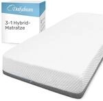 Dailydream 3in1 Matratze | Hybrid Taschenfederkern, Kaltschaum und Memory Foam 