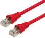 TELEG&Auml;RTNER Patchkabel S/FTP, Kat.6A, LSOH, rot, 6 m
