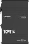 Teltonika TSW114 Ethernet Switch, 5 x Gigabit Ethernet Ports, Integrated DIN...