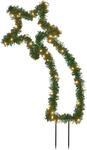 vidaXL Sternschnuppe, Weihnachtsbeleuchtung mit Erdspie&szlig;en 80 LEDs, Wasserdicht LED