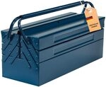 D&ouml;nges Metall Werkzeugkasten leer mit 5 F&auml;chern | HxBxT 53 x 20 x 20cm, mit...