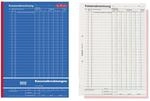 Herlitz 882415 Kassenabrechnungsbuch 502, Karton, A4, 2x50 Blatt blau (1)