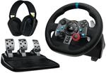 Logitech G G29・Lenkrad- und Pedale-Set・kabelgebunden (991-000539)