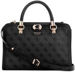 GUESS Orlina Logo Society Satchel Coal Logo