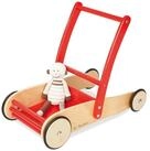Pinolino Lauflernwagen Uli, aus Holz, mit Bremssystem, Lauflernhilfe mit...