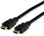 VALUE 4K HDMI Ultra HD Kabel mit Ethernet, ST/ST, schwarz, 1 m