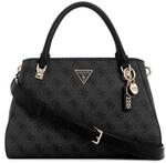 GUESS Noelle Girlfriend Satchel Coal Logo