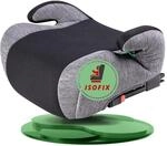 WALSER CarComfort Kinder Sitzerh&ouml;hung Auto ISOFIX, bequemer Kindersitz Auto 125-150