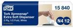 Tork 15840 Xpressnap Extra Soft Spenderserviette unbedruckt / Wei&szlig;e Papierserviette