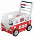 roba Teddybus aus Puppenm&ouml;bel Serie 'Teddy College', Puppenwagen weiss lackiert,