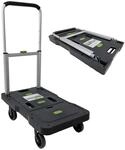 TRUTZHOLM Plattformwagen klappbar 150 kg Tragkraft Ladefl&auml;che 68x40 cm 3-Fach