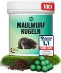 PVU MAULWURF Kugeln 100 St&uuml;ck - Maulwurf Vertreiber & W&uuml;hlmausschreck -...