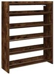 vidaXL Schuhregal R&auml;uchereiche 80x25x100 cm Holzwerkstoff, Schuhschrank,