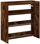 vidaXL Schuhregal R&auml;uchereiche 60x25x62 cm Holzwerkstoff