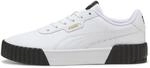 PUMA Damen Carina 3.0 Sneaker, White Gold Black, 38.5 EU