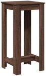 vidaXL Bartisch Braun Eichen-Optik 51x50x103,5 cm Holzwerkstoff