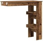 vidaXL Wand-Bartisch Altholz-Optik 102x45x103,5 cm Holzwerkstoff, Bartisch,