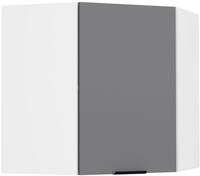 VCM K&uuml;chenh&auml;ngeschrank 57x57x60 cm 1 T&uuml;r 2 F&auml;cher K&uuml;che Wandmontage 