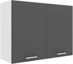 K&uuml;chenschrank h&auml;ngend, Ma&szlig;e ca. H. 60 x B. 80 x T. 31 cm, H&auml;ngeschrank mit zwei