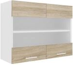 K&uuml;chenschrank h&auml;ngend, Ma&szlig;e ca. H. 60 x B. 80 x T. 31 cm, H&auml;ngeschrank mit zwei