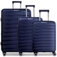 Franky Koffer-Set 3-teilig f&uuml;r Damen und Herren | Reise-Trolleys 49 x 28 x 74 cm aus