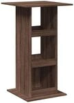 vidaXL Bartisch mit Ablagen Braun Eiche 60x60x102 cm Holzwerkstoff