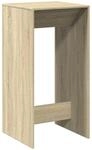vidaXL Bartisch Sonoma-Eiche 51x50x103,5 cm Holzwerkstoff
