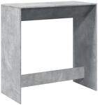 vidaXL Bartisch Betongrau 102x50x103,5 cm Holzwerkstoff