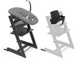 Stokke Tripp Trapp Hochstuhl, Black (inklusive Stuhl & Baby Set2) mit Newborn...
