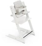Stokke Tripp Trapp Hochstuhl (White) mit OCS-Kissen (Star Silver) - Enth&auml;lt...