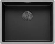 BLANCO CLARON 500-U Dark Steel Edition | Edelstahl Sp&uuml;le | Einbauart: Unterbau 