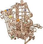 UGEARS DIY Murmelbahn Holz Spirale - Marble Run 3D Holzpuzzle Erwachsene -