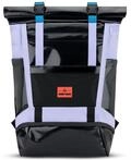 Johnny Urban Rolltop Rucksack Damen & Herren Schwarz Lila - Ashton - Tagesrucksack