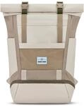 Johnny Urban Rolltop Rucksack Damen & Herren Grau Beige - Ashton - Tagesrucksack mit