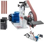 VEVOR Bandschleifmaschine, 72 x 2 Zoll Bandpolierer mit variabler Geschwindigkeit und